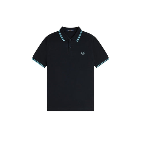 Fred Perry Polo Polo Uomo con doppia riga S P25 - FRED PERRYM3600 - Y60 - S - Francavilla Moda